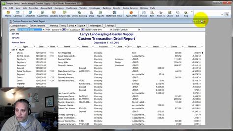 Quickbooks Payroll Check Register Report