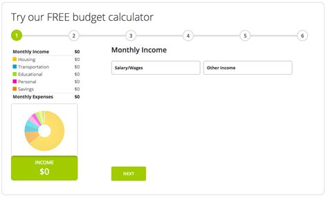 quicken free budget calculator