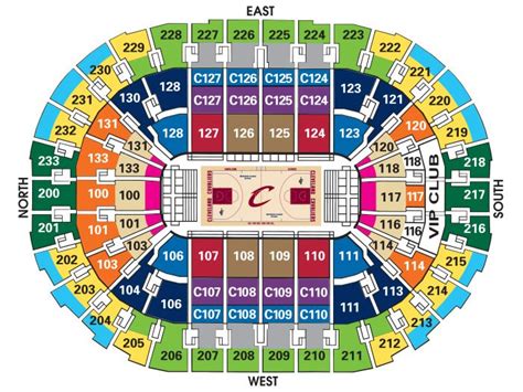 quicken loans arena seating view