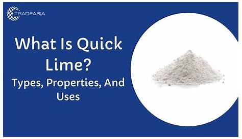 Quicklime Meaning What Is Slaked Lime And What Is It Used For Science