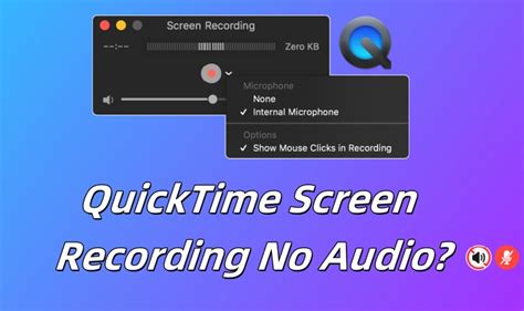 Quicktime Player Screen Recording No Audio