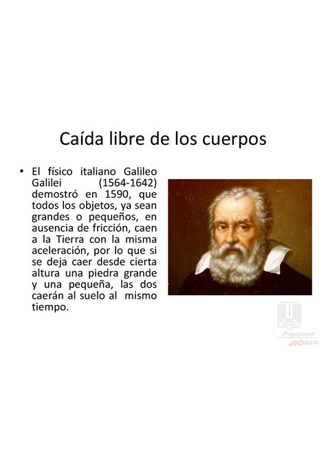 quien creo la caida libre