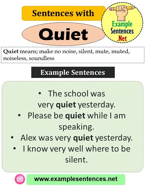 quiet examples