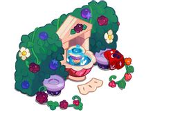 Quiet Garden Corner Cookie Run