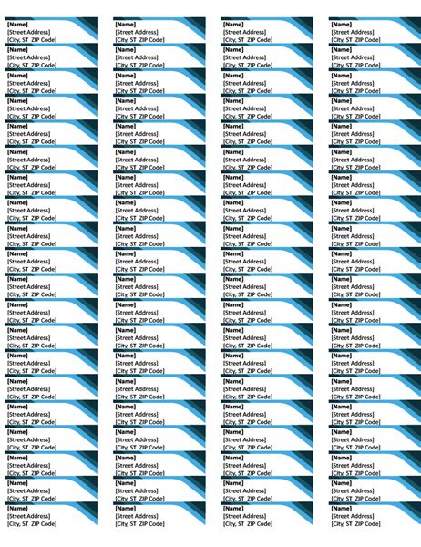 Quill Labels Microsoft Word