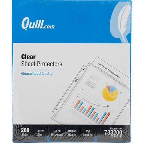 Quill Sheet Protectors