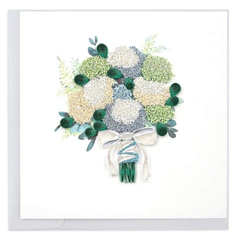 Quilled Hydrangea Card