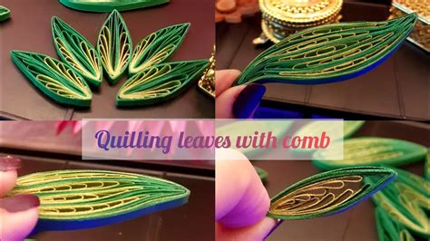 Quilling Leaf Comb