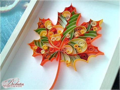Quilling Leaf Pattern