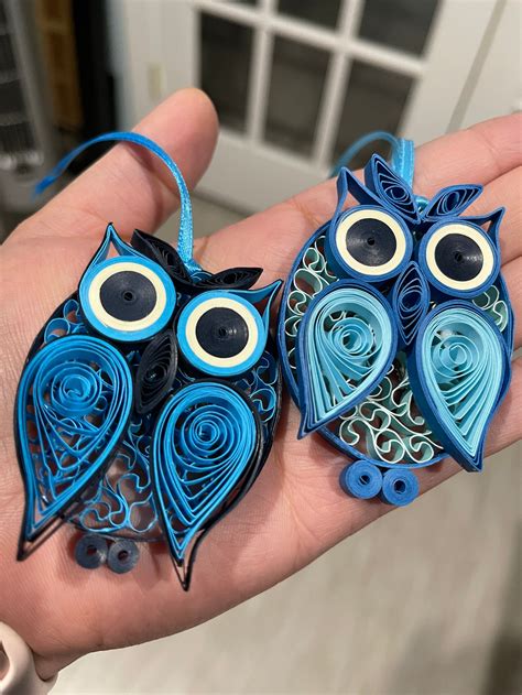 Quilling Owls