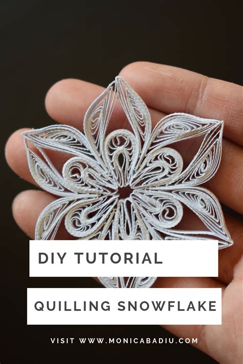 Quilling Snowflake Tutorial