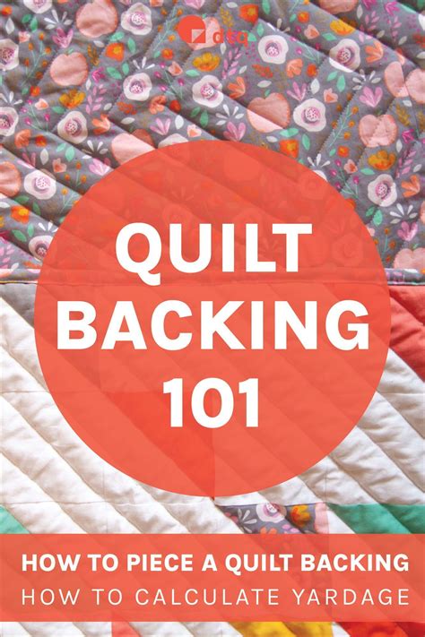 Quilt Backing How To