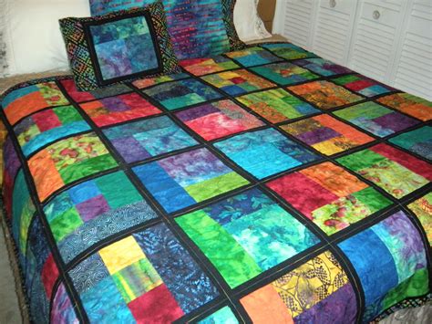 quilt patterns for batik fabrics