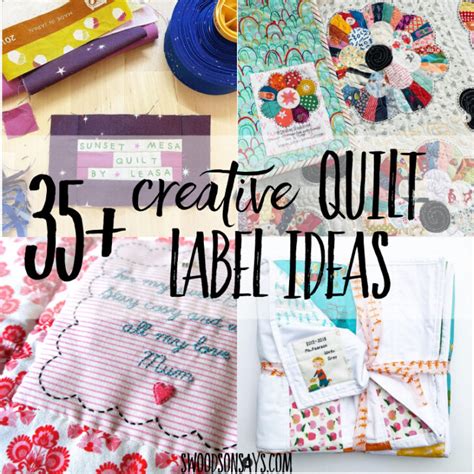 Quilt Tag Ideas