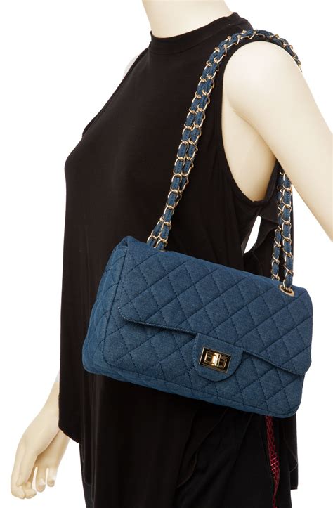 Quilted Bag Blue