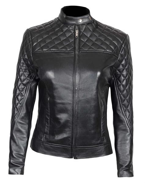 quilted leather jacket