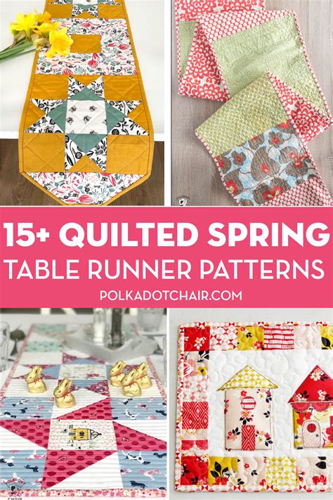 Quilted Table Runner Patterns For Spring