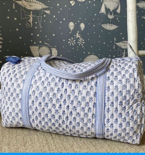 quilted weekender bag