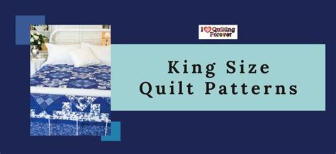 Quilting Patterns For King Size