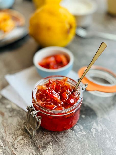 Quince Jam Recipe for a simple quince jam made with grated fresh