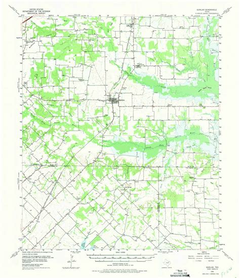 MyTopo Quinlan, Texas USGS Quad Topo Map