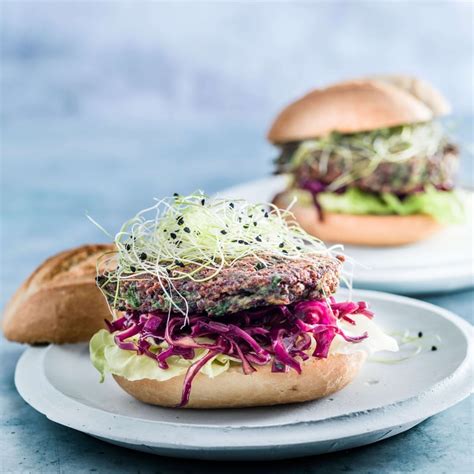 Quinoa Burger Im Backofen