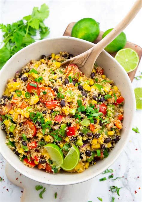 quinoa salat rezept vegan