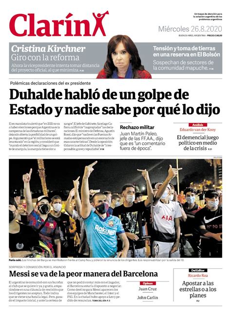 quisiera leer el diario clarin de argentina