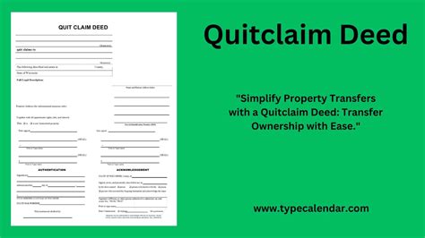Quitclaim Deed Defined