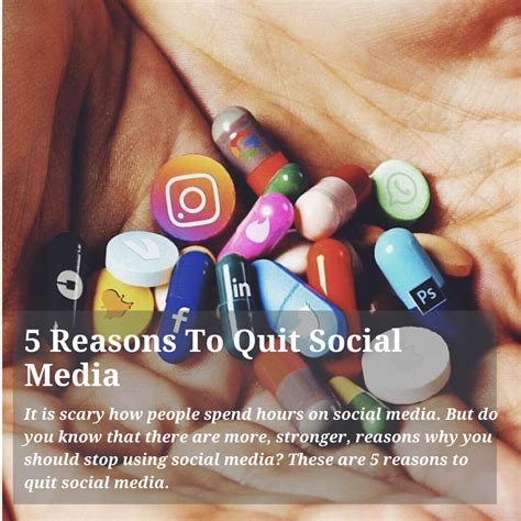 quitting social media as a tool