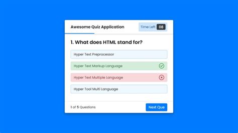Quiz Template Css - Quiz Questions And Answers