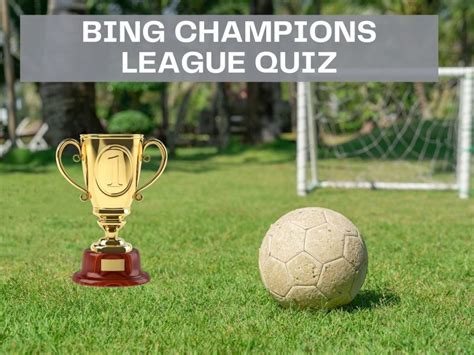 quiz bing champions league 1995