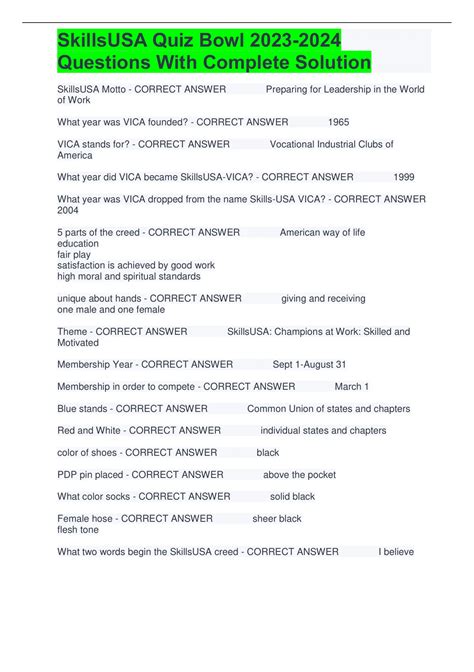 Quiz Bowl Questions Database