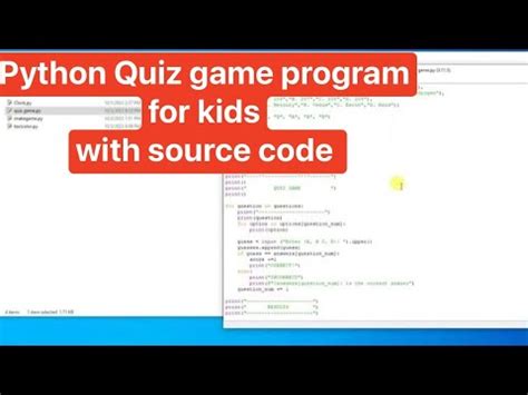 quiz game source code in python