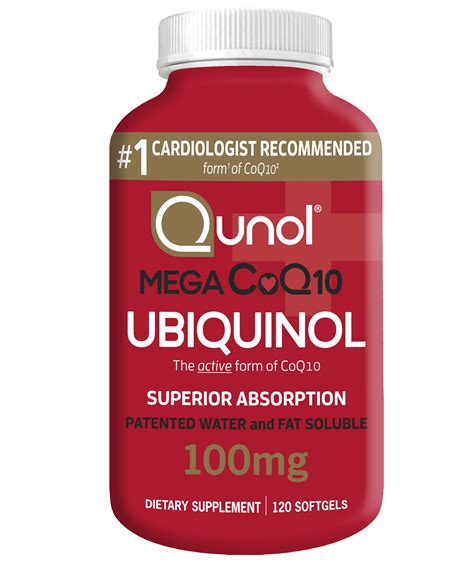 qunol mega coq10 ubiquinol benefits
