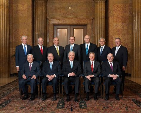 quorum of the twelve apostles in order
