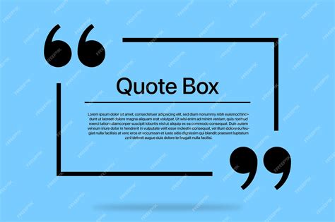 Quotation Box