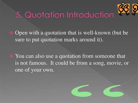 Quotation Introduction