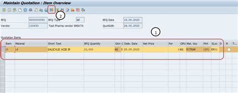 Quotation Tcode In Sap