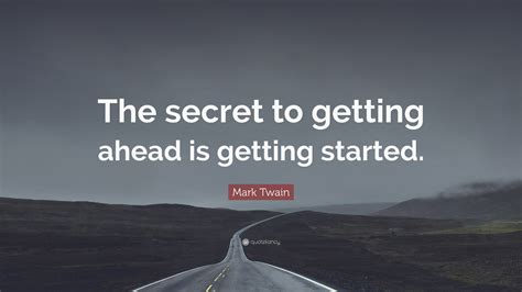 quote about getting ahead