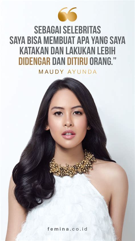 quote by maudy ayunda