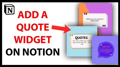 Quote Notion Widget