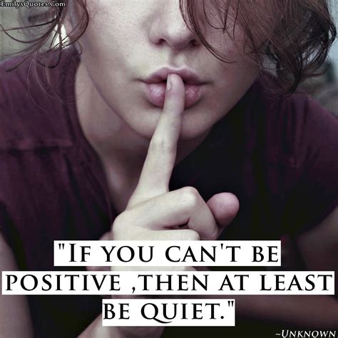 quote on being silent
