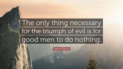 quote when good men do nothing