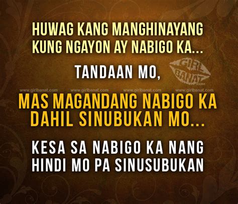 Tagalog Inspirational Quotes About Life And Struggles