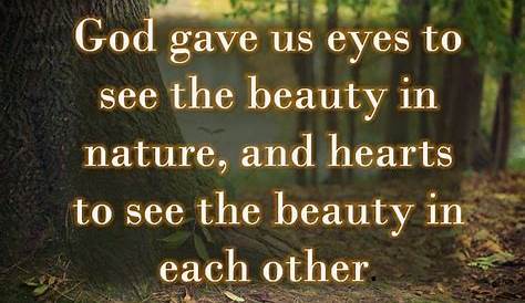 Quotes Gods Beauty Nature 105 Inspirational On Life And Its Natural