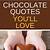 quotes on chocolate lover