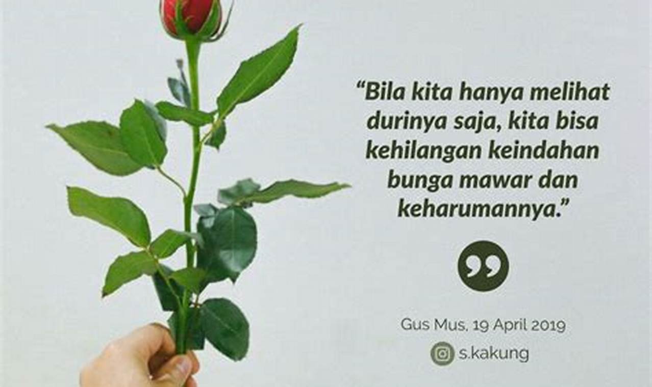 Temukan Pesona Kata-Kata: Kumpulan Quotes tentang Bunga dan Artinya