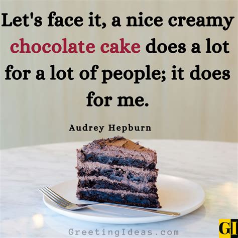 quotes about chocolate cake