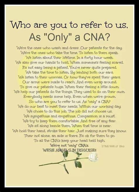 CNA Quotes Inspiration